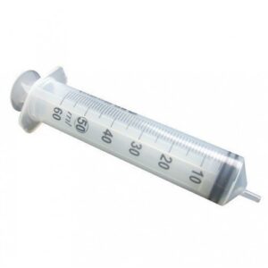 JERINGA 60 CC LUER SLIP (embutidas) PARA AGUJA X 25 UNIDADES