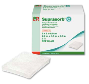 SUPRASORB C (APOSITO DE COLAGENO) 4cm X 6cm X 0,8cm X 1 UNID