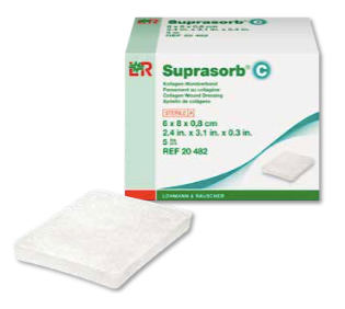SUPRASORB C (APOSITO DE COLAGENO) 4cm X 6cm X 0,8cm X 1 UNID