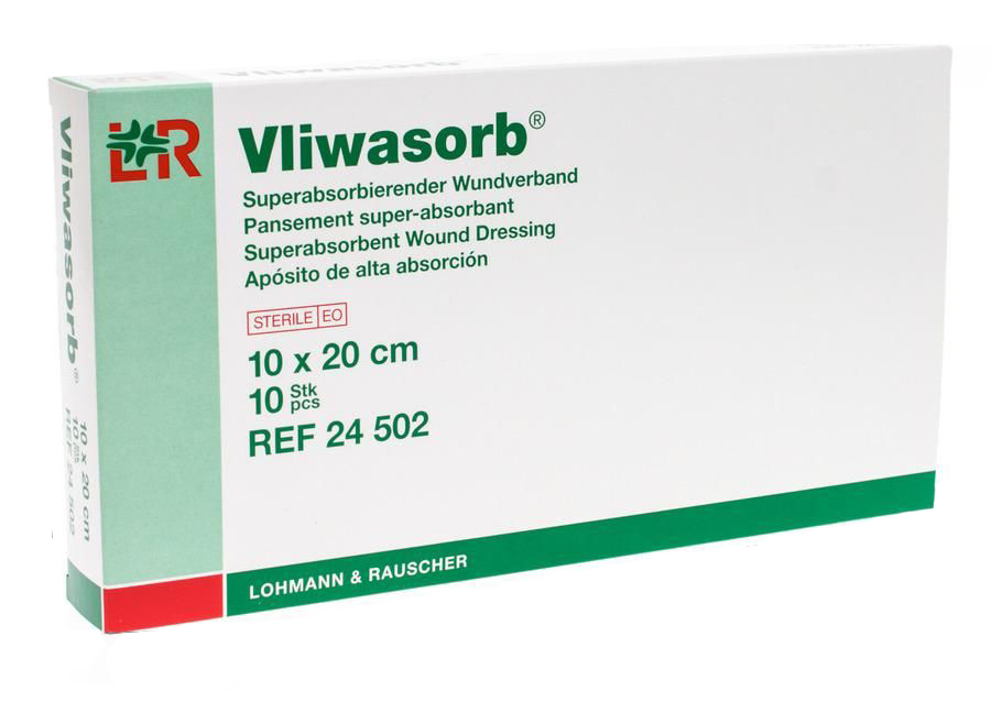 VLIWASORB (APOSITO ULTRA ABSORVENTE) 10cm X 20cm UNIDAD