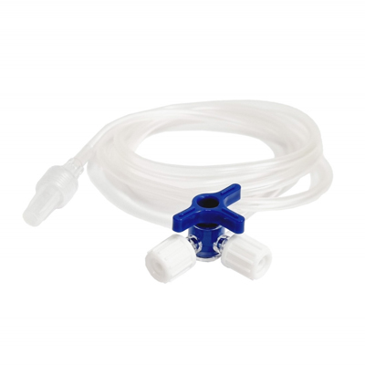 EXTENSOR VENOSO 100 CM CON LLAVE MARCA POLYMED UNIDAD