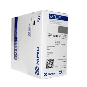 CATETER INTRAVENOSO (Branula) 16 G x 1 1/4" CAJA 50 UNIDADES (gris)