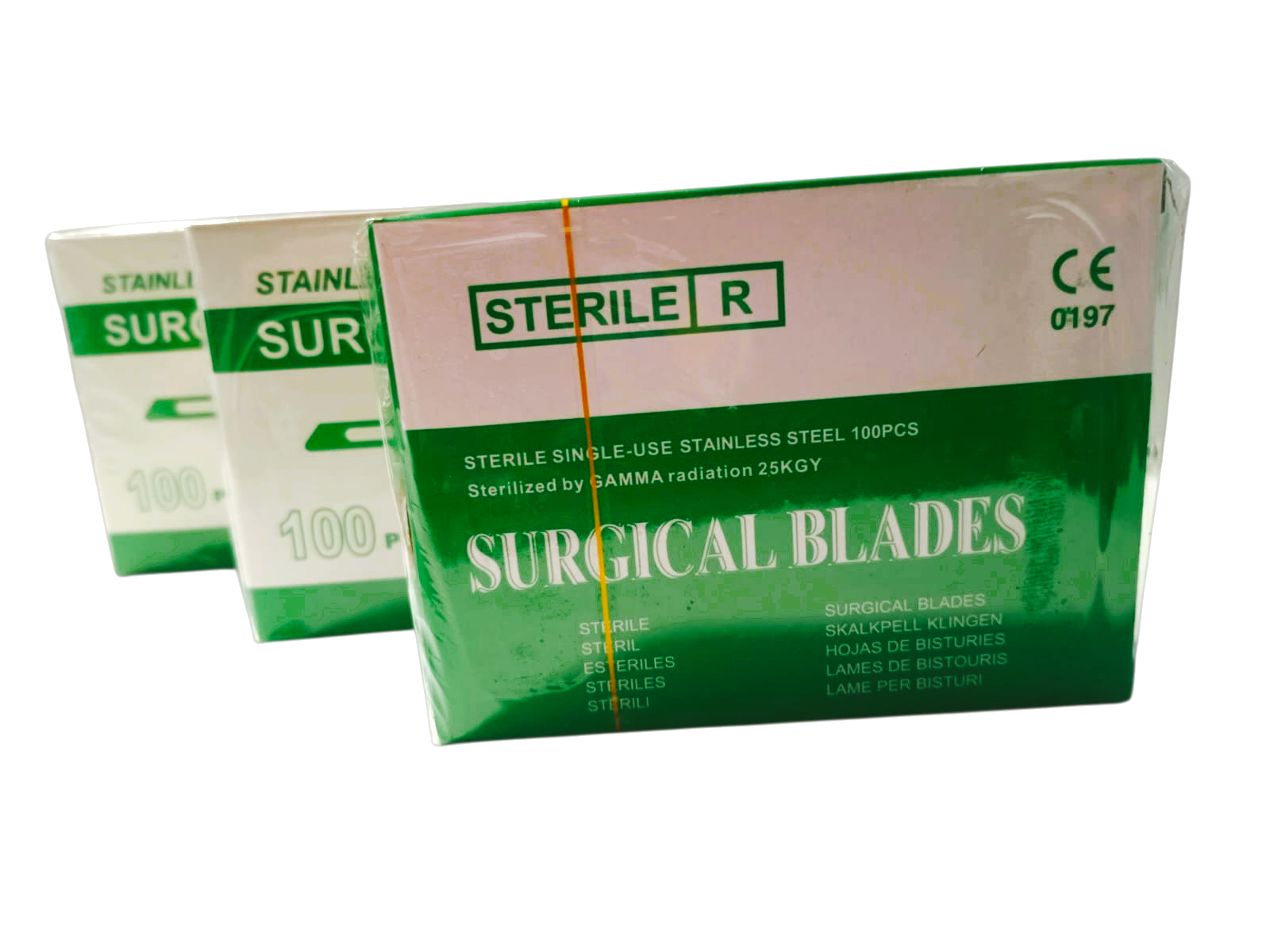 HOJAS DE BISTURI 100 % ACERO INOXIDABLE CAJA 100 UNIDADES - Imagen 3