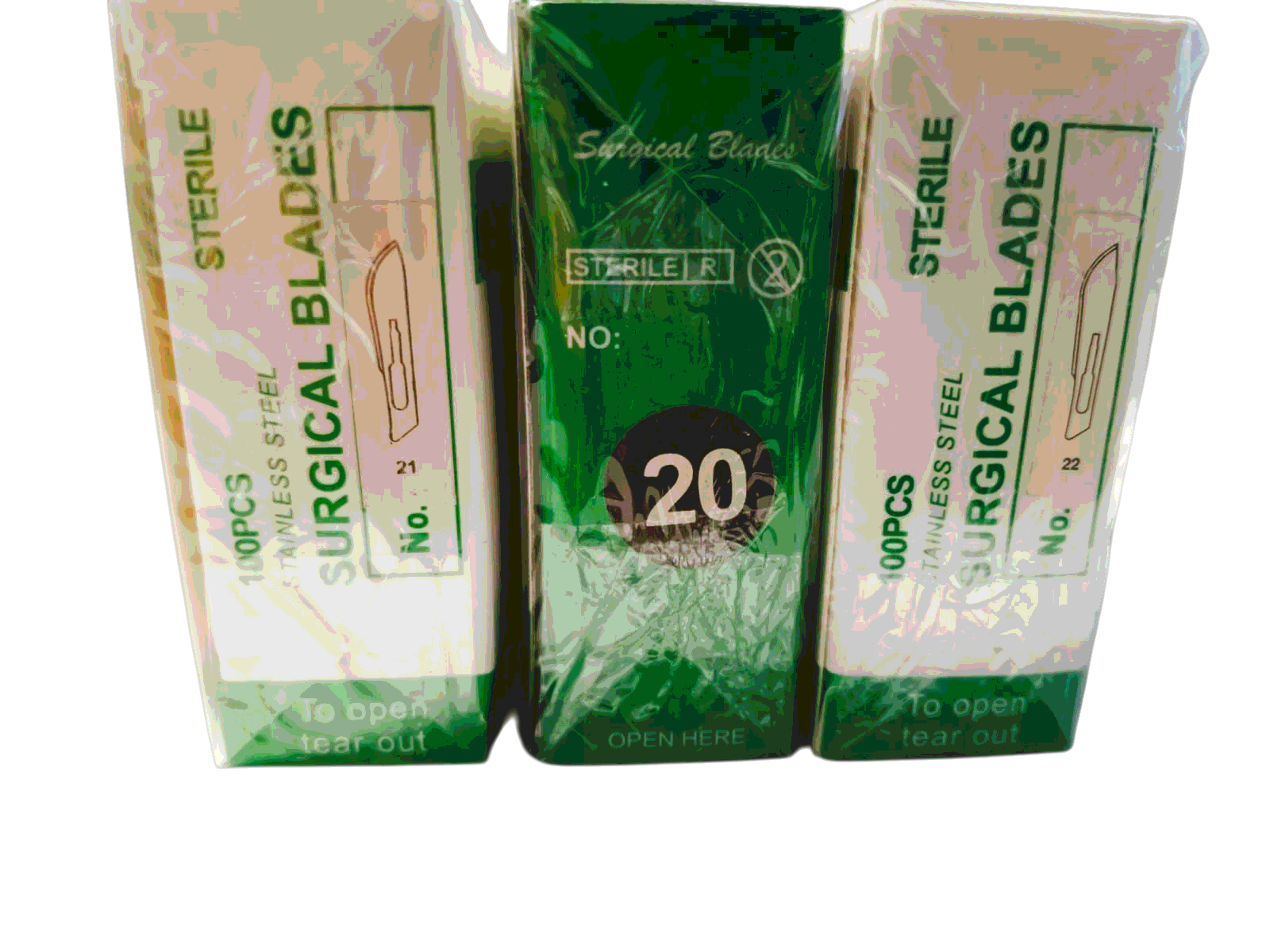 HOJAS DE BISTURI 100 % ACERO INOXIDABLE CAJA 100 UNIDADES - Imagen 4