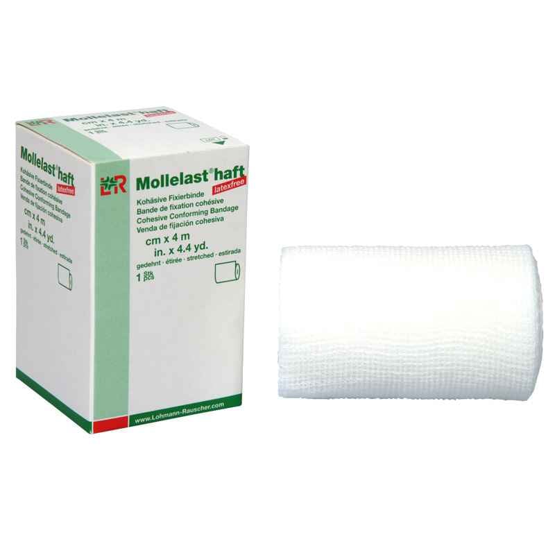 VENDA COHESIVA MOLLELAST HALF 2 VIAS 8 cm X 4 mtrs
