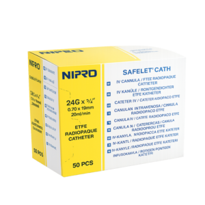 CATETER INTRAVENOSO (Branula) 24 G x 3/4" CAJA 50 UNIDADES (amarillas)