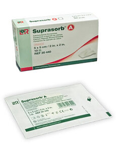 SUPRASORB A (ALGINATO DE CALCIO) 5cm X 5cm X 1 UNIDAD